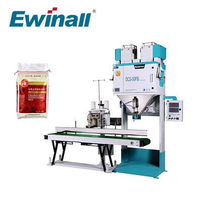 DCS-50FB1 Ewinall آلة التعبئة اليدوية مقياس 2.5 - 50 كجم لمطحنة الأرز