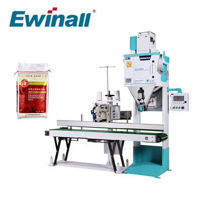 آلة تعبئة الأكياس البلاستيكية للأرز بالحرارة 2.5 كجم - 15 كجم DCS-15FA1 Ewinall