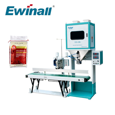 آلة تعبئة الحبوب مطحنة الأرز الاستخدام الجيد لفترة طويلة DCS-50B1 Ewinall 5-25kg