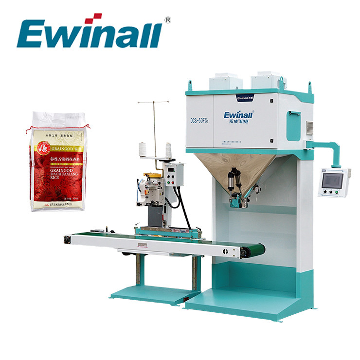DCS-15FS2 Ewinall 20Tons / Hours تكنولوجيا متقدمة آلة تعبئة الأرز مقياس سريع