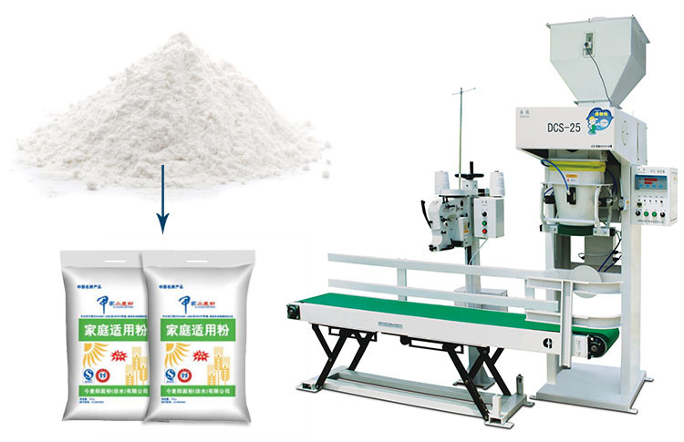 10-25KG مقياس التعبئة والتغليف الكمي الإلكتروني لمضافات الغذاء علف الدقيق